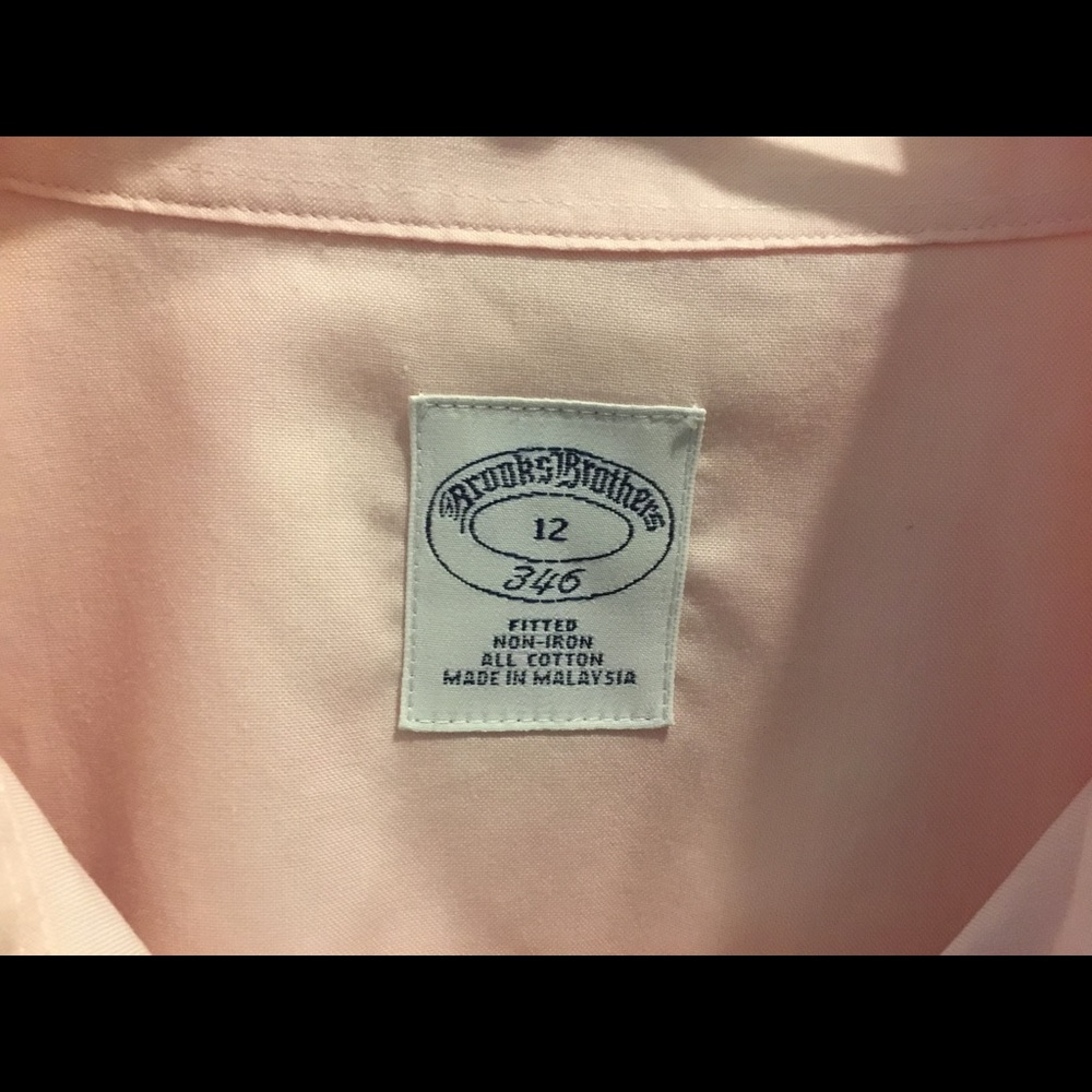 Brooks brothers light pink blouse